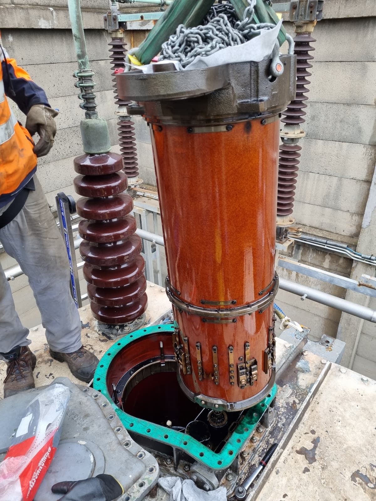 High voltage testing and diagnostics campaign by Trans Antico experts